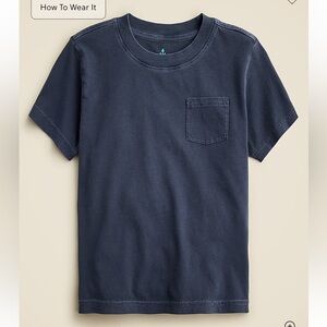 Crewcuts Kids Navy Blue Pocket T-Shirt